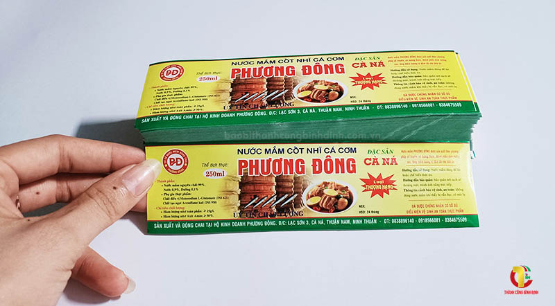 Một số mẫu tem nhãn sản phẩm đẹp mời bạn tham khảo