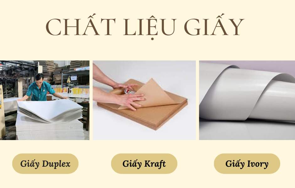 Thiết kế với chất liệu giấy tốt 