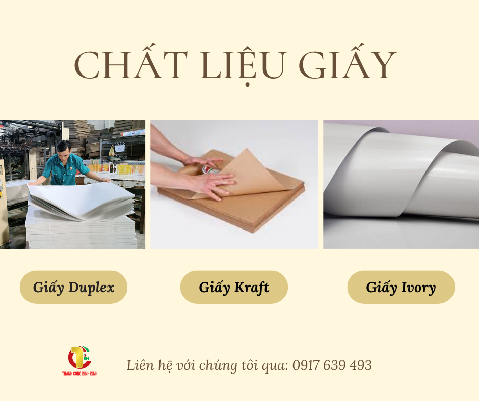 Chọn chất liệu giấy in chắc chắn và an toàn