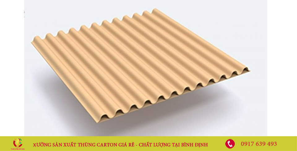 Cấu tạo giấy carton 2 lớp