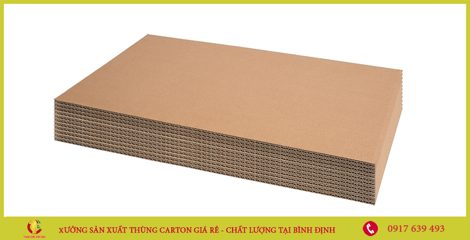 Các lớp sóng A, B, C, E của giấy carton 3 lớp