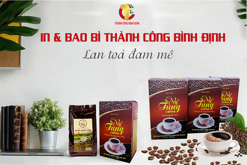 Tại sao nên chọn hộp giấy đựng cà phê tại Bao Bì Thành Công Bình Định 