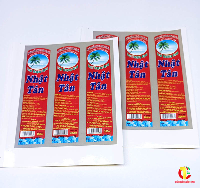 Một số mẫu tem nhãn nước mắm đẹp hiện nay