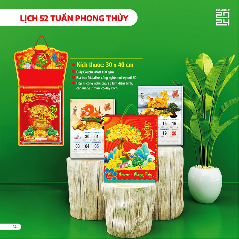 Top 12+ Mẫu lịch Tết treo tường ý tưởng, siêu đẹp 2024