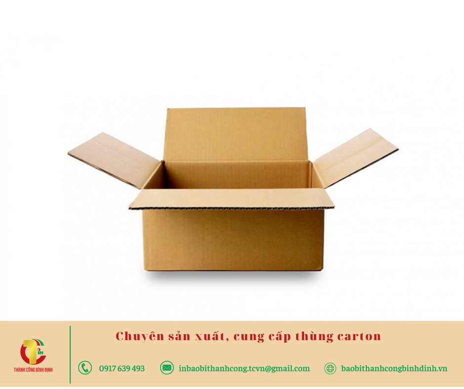 Vì sao nên lựa chọn mua thùng carton tại Bao bì Thành Công 